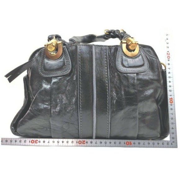 Auth Chloe Silverado Tote Bag Leather - Picture 1 of 6